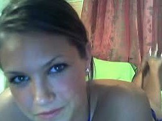 Tanned amateur with smooth skin in a zebra print bikini puts on a hell of a web livecam show and strips down to her nude. That babe fondles her waxed pussy and begins to finger it as the camera rolls.