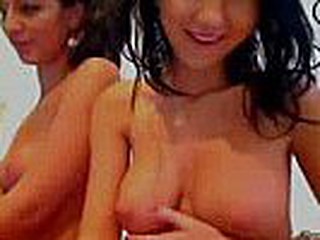 Watching these two beautiful women playfully display their ideal young bodies on webcam will make u drool and fantasize about a threesome with them. It's an awesome video.