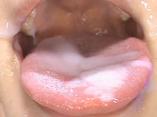 Meguru Kosaka got her big milk sacks sucked in the opening scene. This Chick gave a oral-stimulation  drilled and received cum in her mouth which that babe swallowed.
