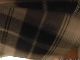 Blond does a backbend before opening her mouth for dick
